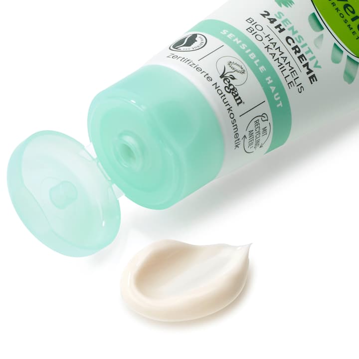 Крем для лица Alverde Naturkosmetik — Дневной Sensitiv 24h Creme, 50 мл — фото 4