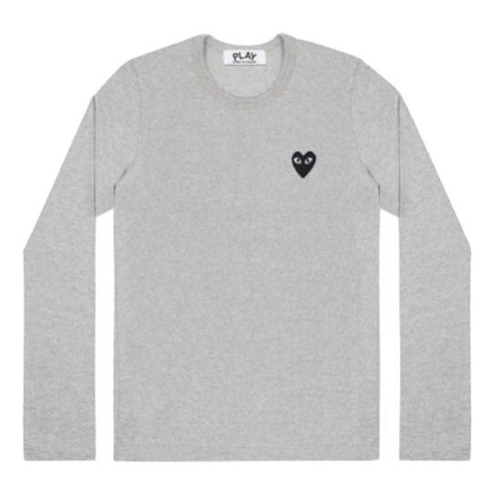 

Футболка long sleeves logo tee 'grey' Comme Des Garcons Play, серый