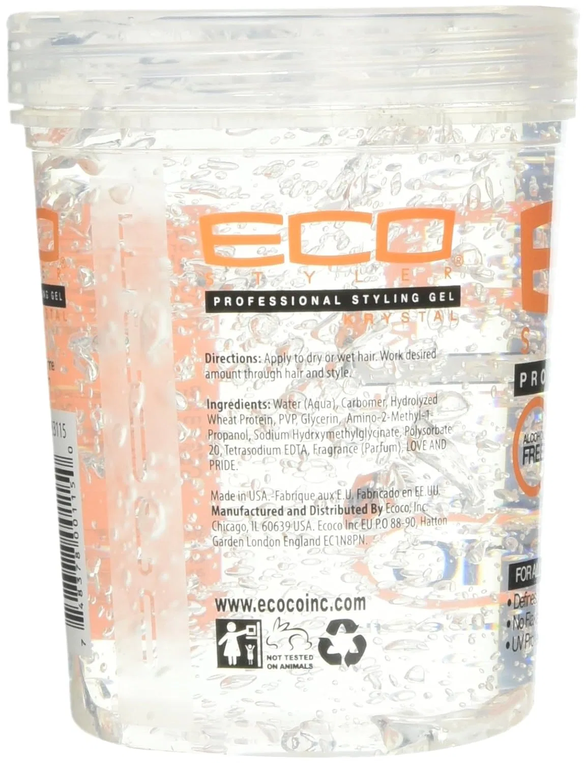 Гель для укладки «Krystal Clear Max Hold» от Eco Styler Ecoco — фото 2