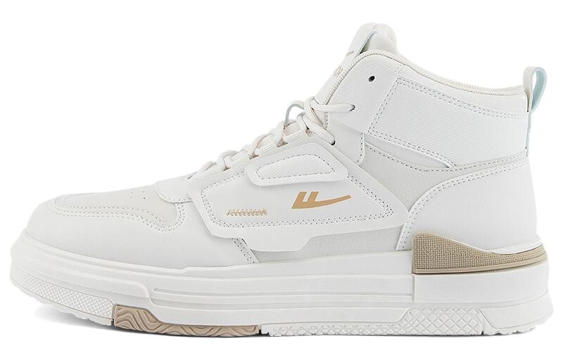 

Кроссовки WARRIOR Skateboarding Shoes Unisex High-top Beige, бежевый