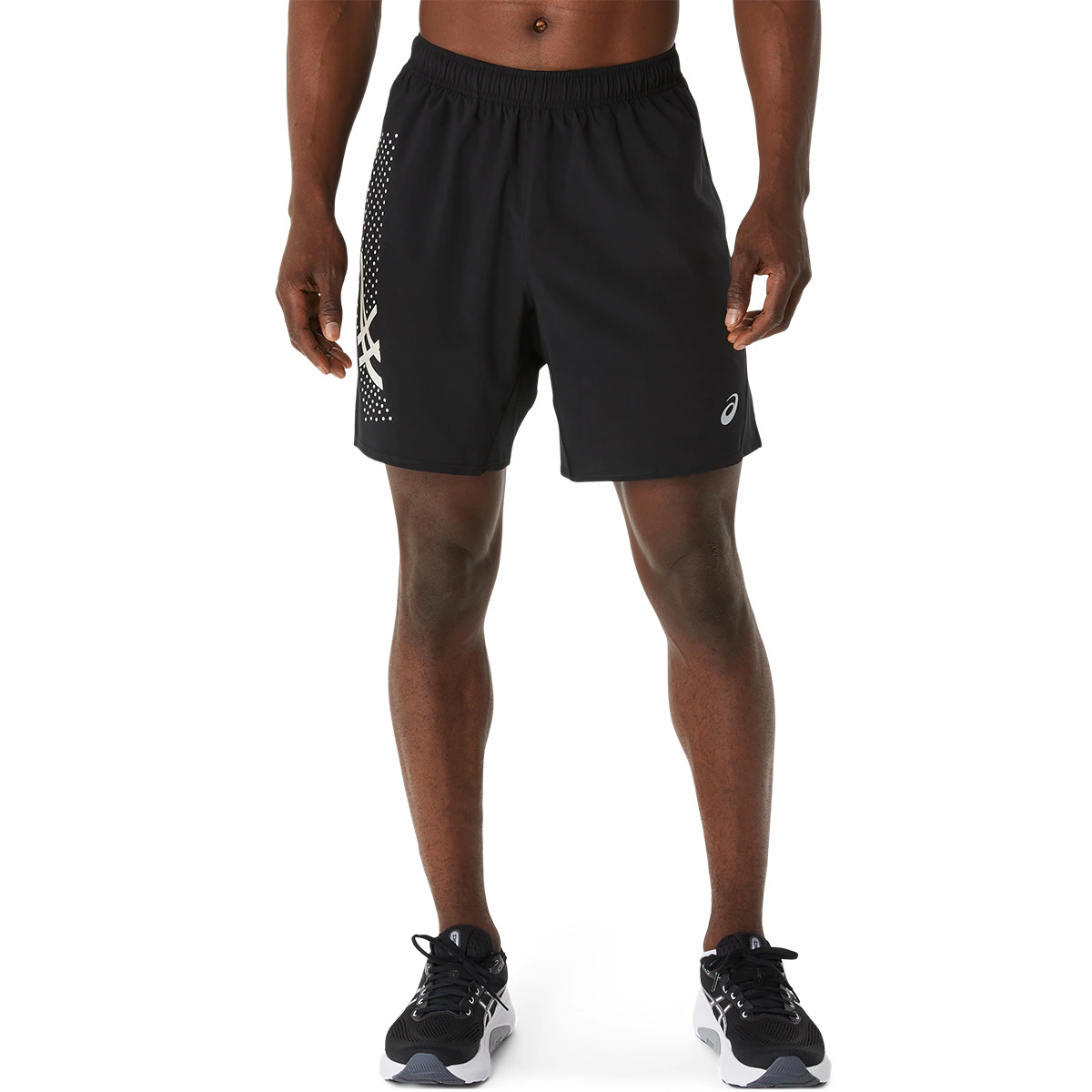 

ASICS ICON 7IN SHORT мужские шорты для бега Asics, чёрный