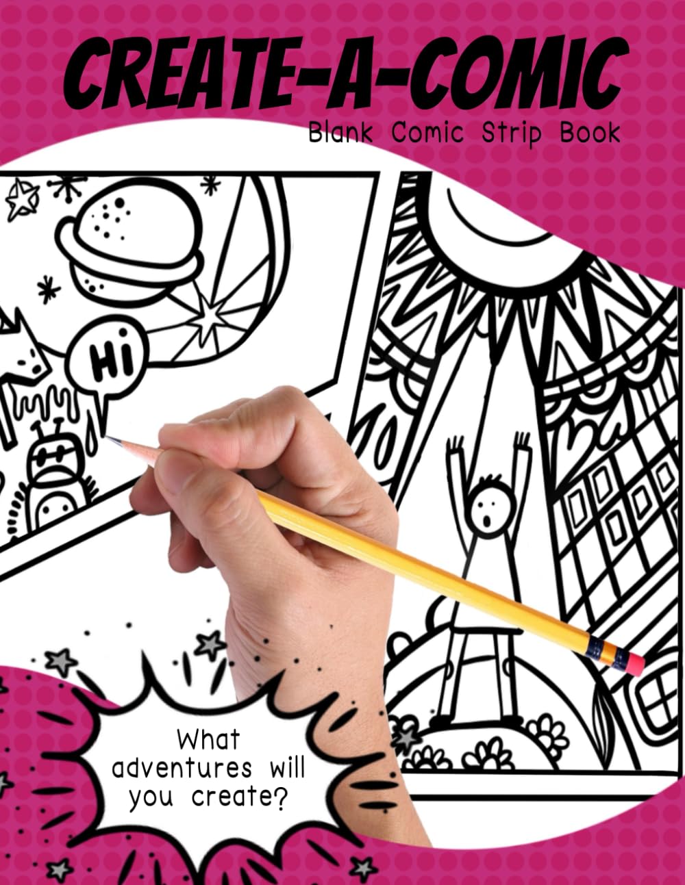 

Create-A-Comic, Blank Comic Strip Book (Independently published)