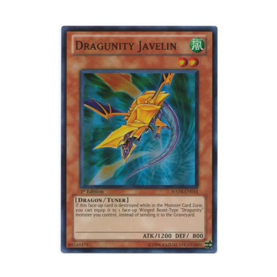 

CCG Драгунити Джавелин (Супер Редкий), Yu-Gi-Oh - Hidden Arsenal 4 - Singles