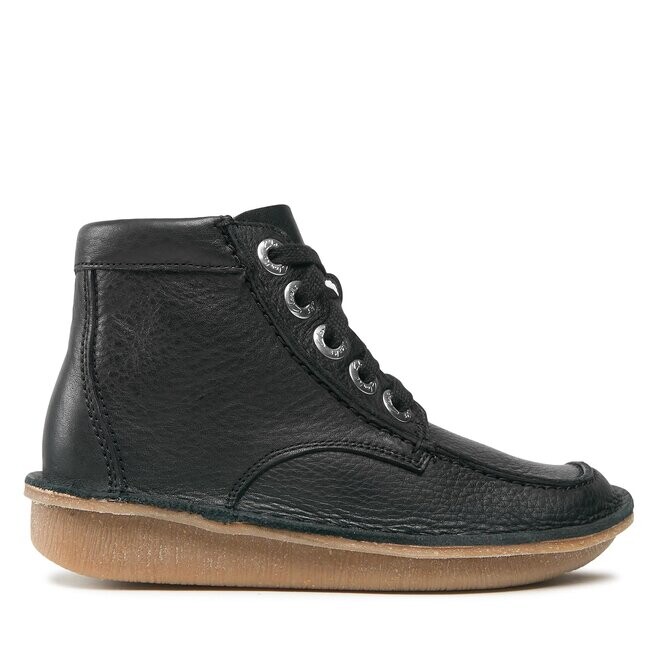 Ботинки женские Clarks FunnyCedar на шнуровке, черный — фото 2