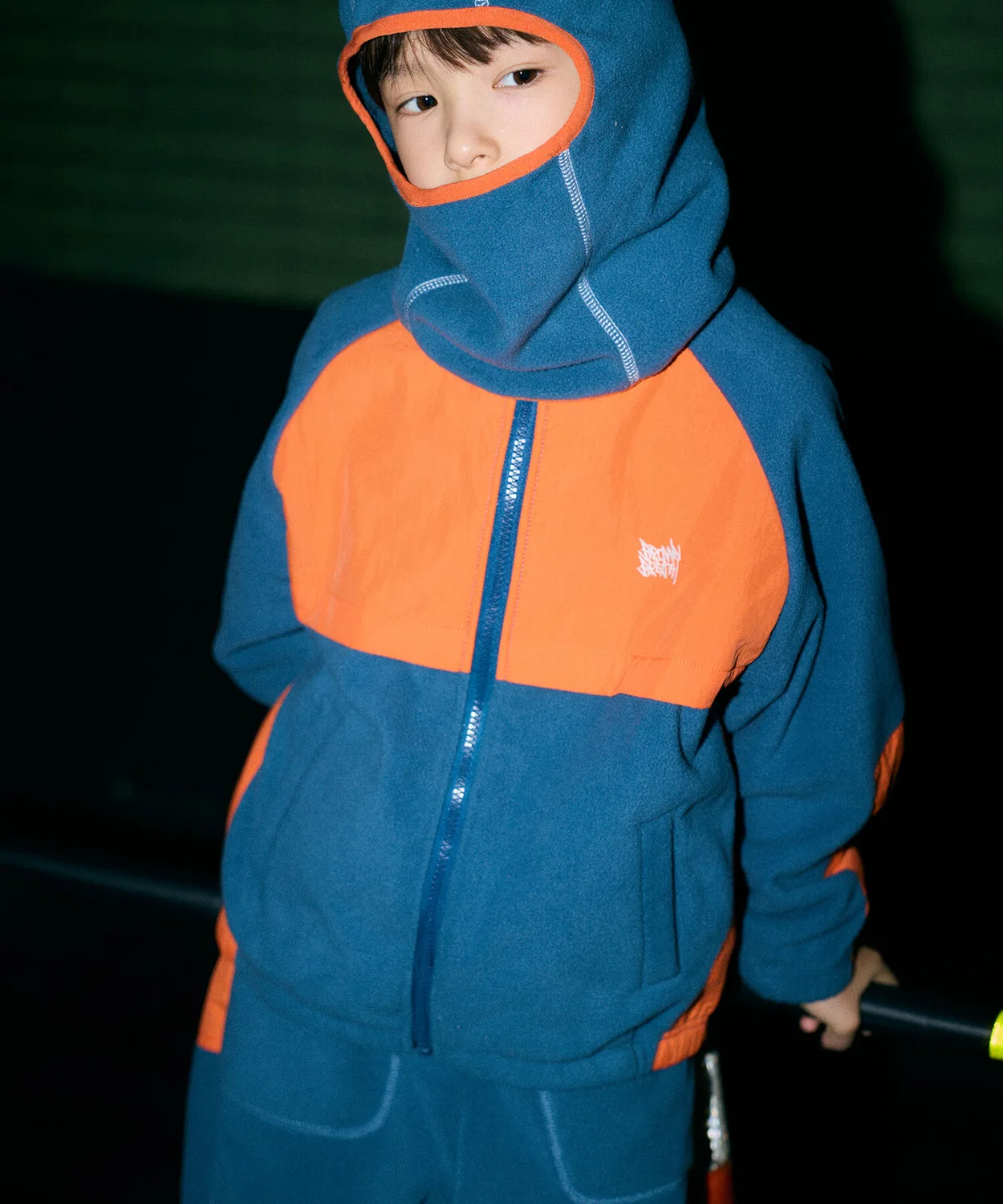 Детская флисовая куртка на молнии Polar Fleece мятная от Brownbreath Kids