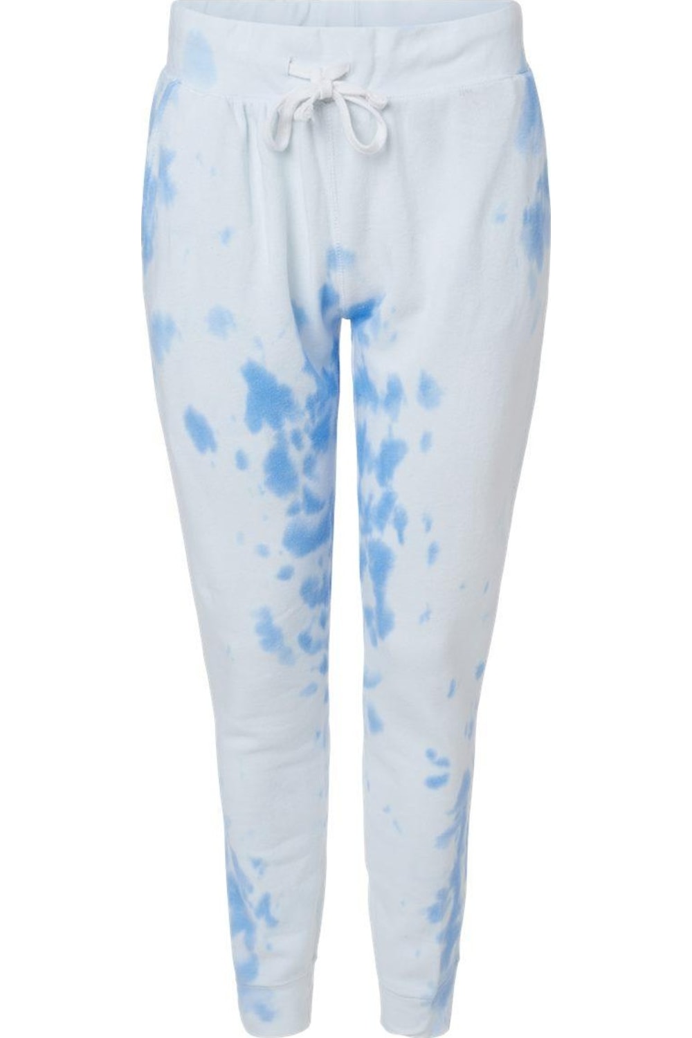 

Джоггеры из флиса с узором «тай-дай» J. America, цвет periwinkle tie dye