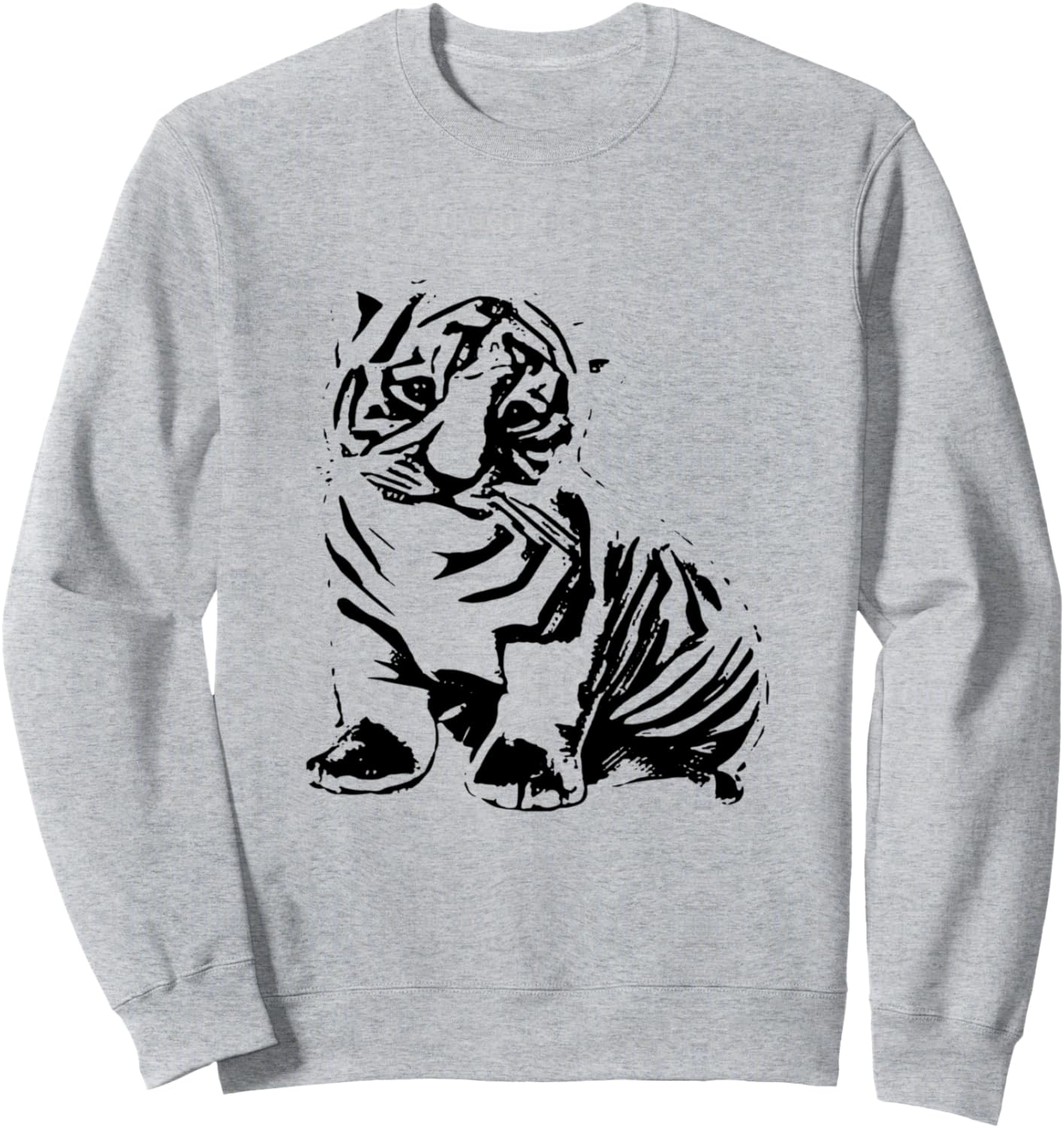 

Толстовка с изображением тигренка, тигренка, большой кошки, тигра из джунглей, серая Tiger Cub - Tiger Big Cat Gift Christmas Birthday, Серый, Толстовка с изображением тигренка, тигренка, большой кошки, тигра из джунглей, серая Tiger Cub - Tiger Big Cat G