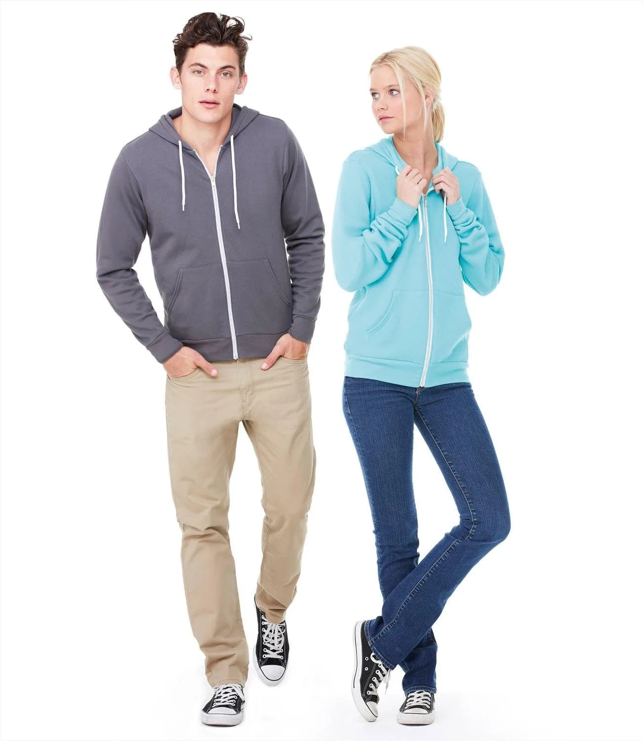 

BellaCanvas Unisex Poly/cotton Fleece Full Zip Hoodie Bella Canvas