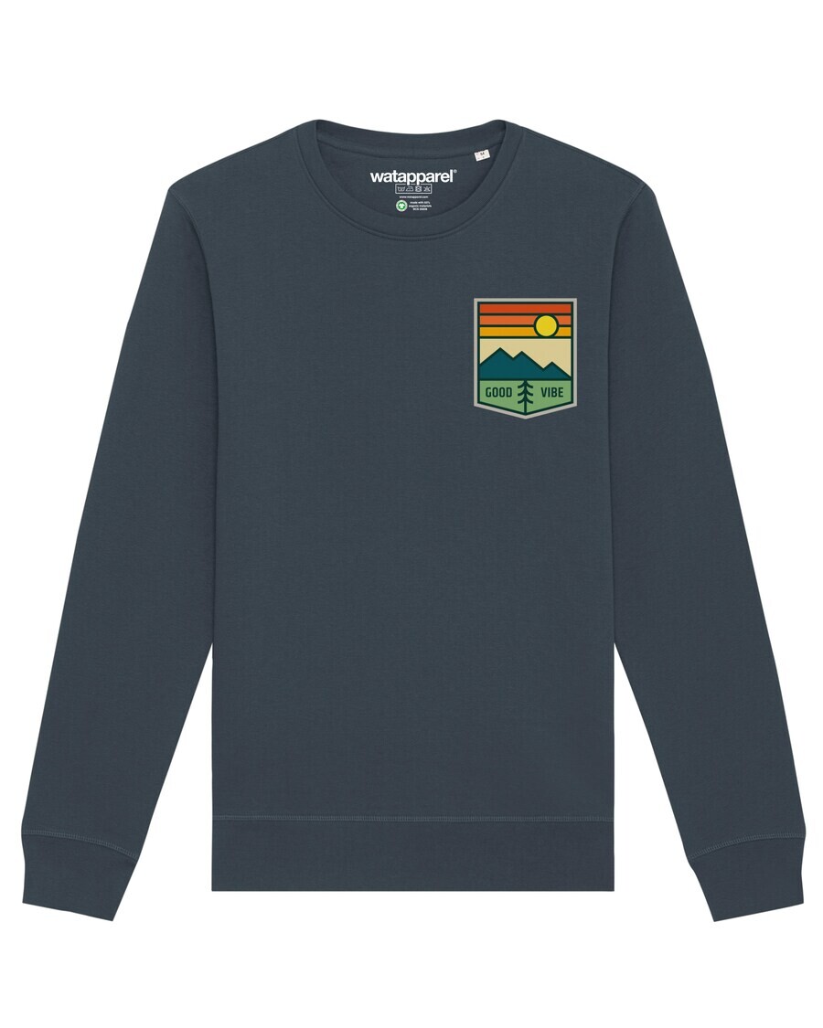 

Свитер Watapparel Sweatshirt Good Vibe, антрацит