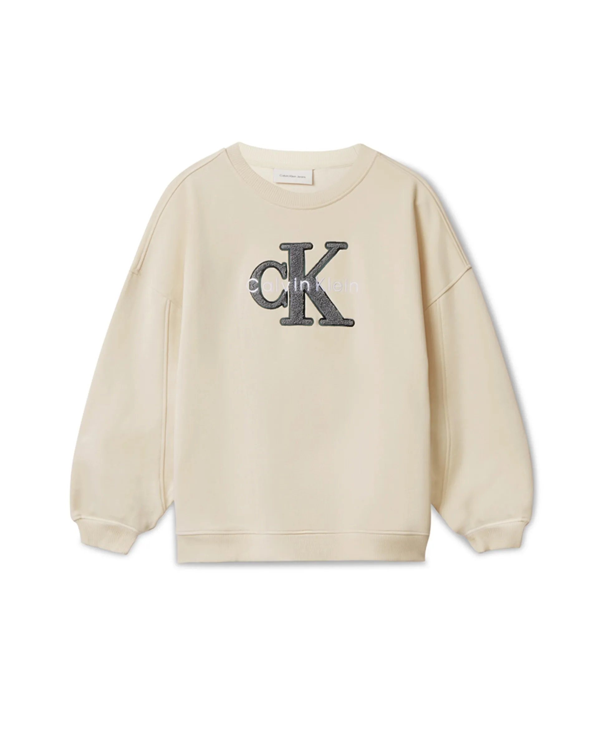 

Детская толстовка с монограммой CK Calvin Klein, серый