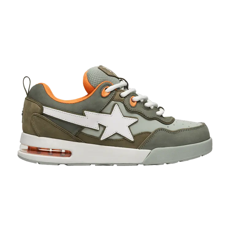 

Кроссовки BAPE Flip Sta M1 Olive Drab, зеленый