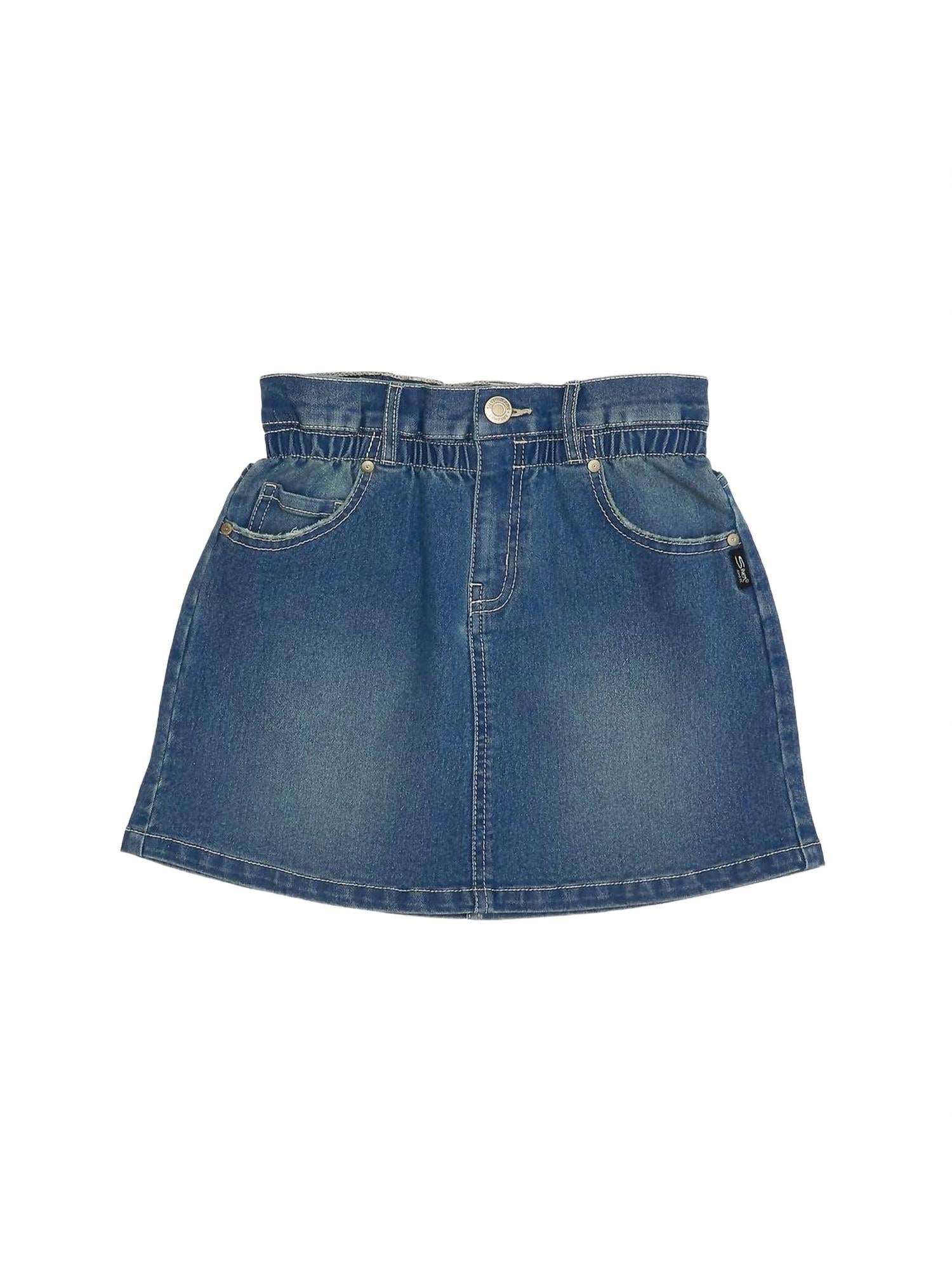 

Детская джинсовая юбка Candice в среднем оттенке Silver Jeans Co., Medium Wash