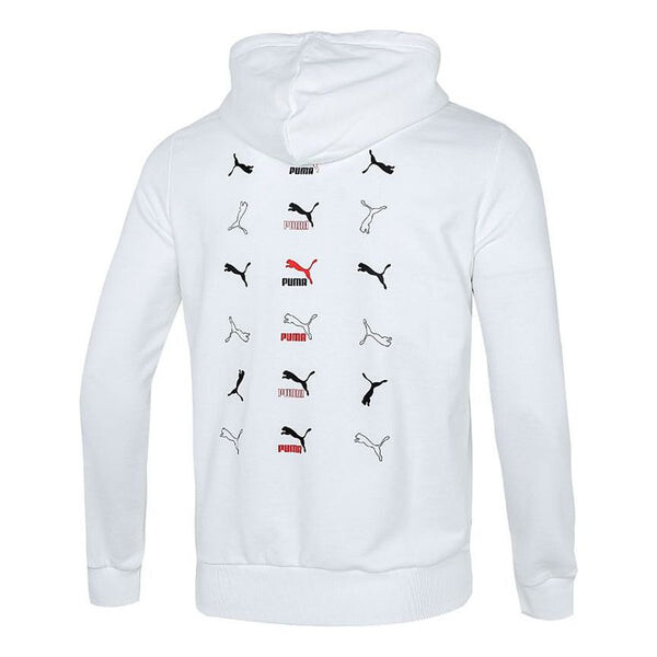 

Куртка classics tech full zip hoodie 'white' Puma, белый