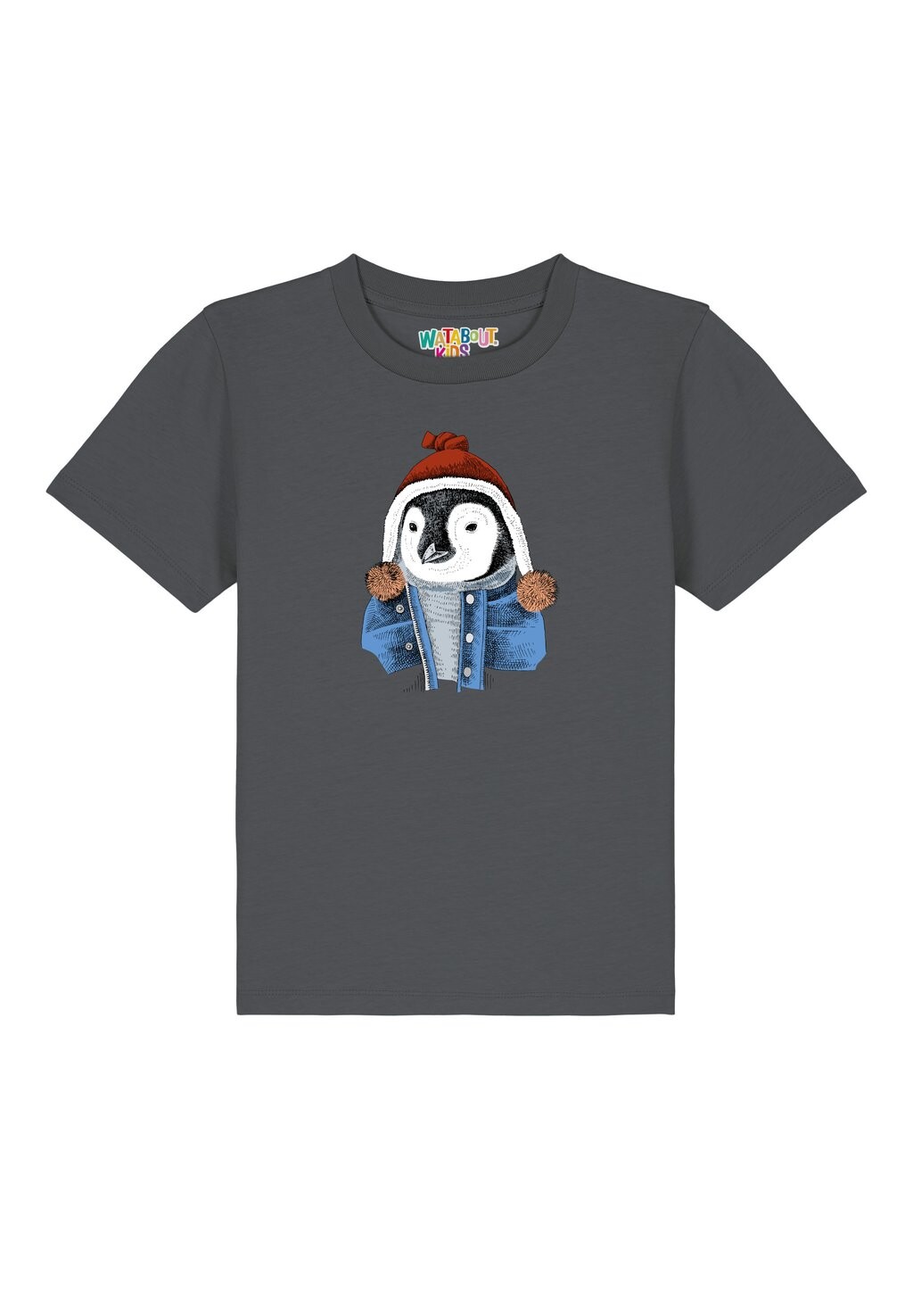 

Принт на футболке Pinguin watapparel, антрацит
