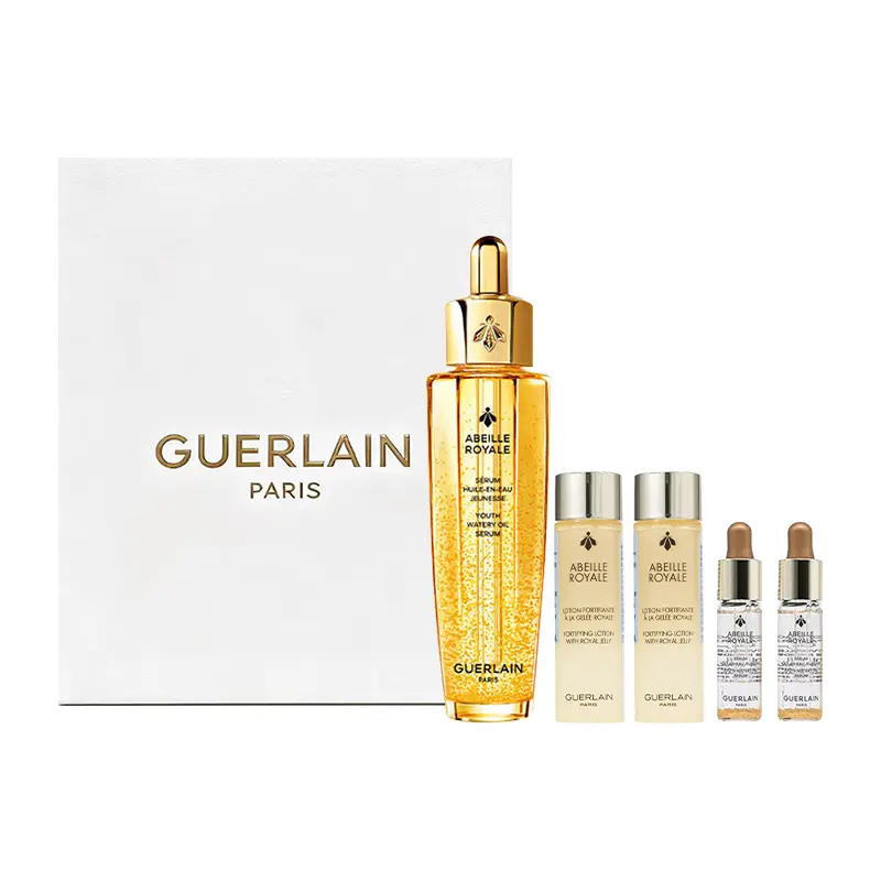 

Набор для ухода за кожей Emperor Bee Restoration Honey, антивозрастной и омолаживающий, против морщин Guerlain, fourth generation original honey 50ml+bee essence water 15ml*2+fourth generation original honey 5ml*2+official box