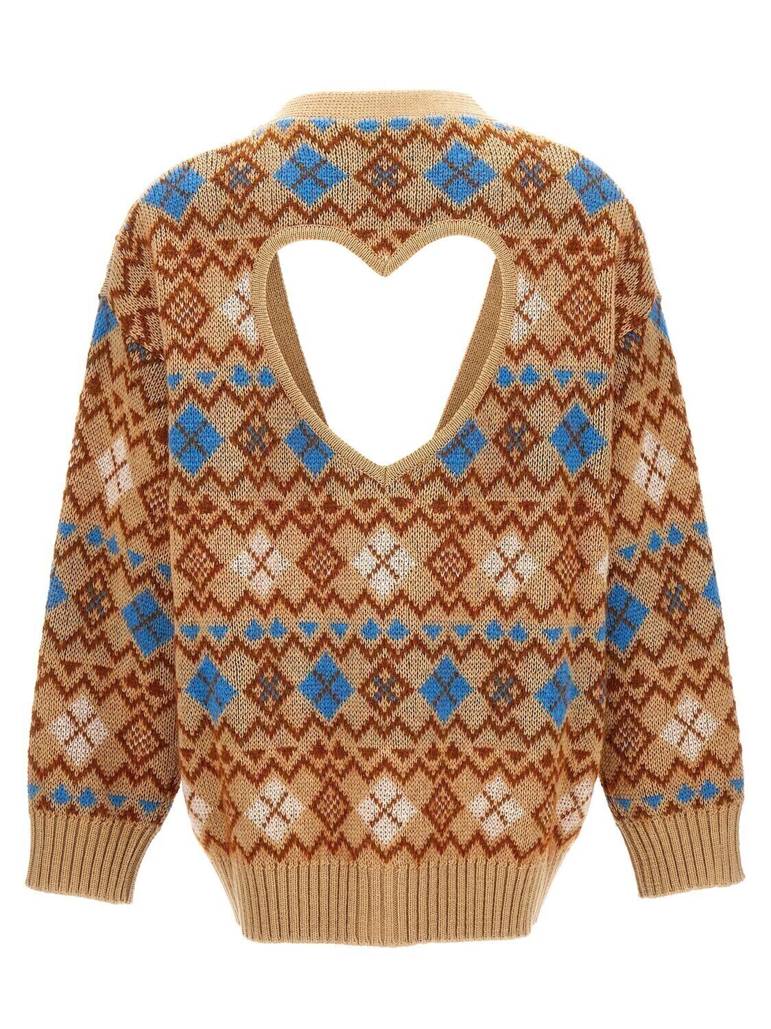 Кардиган 'Heart Vintage Shetland' DSQUARED2, мультиколор — фото 2