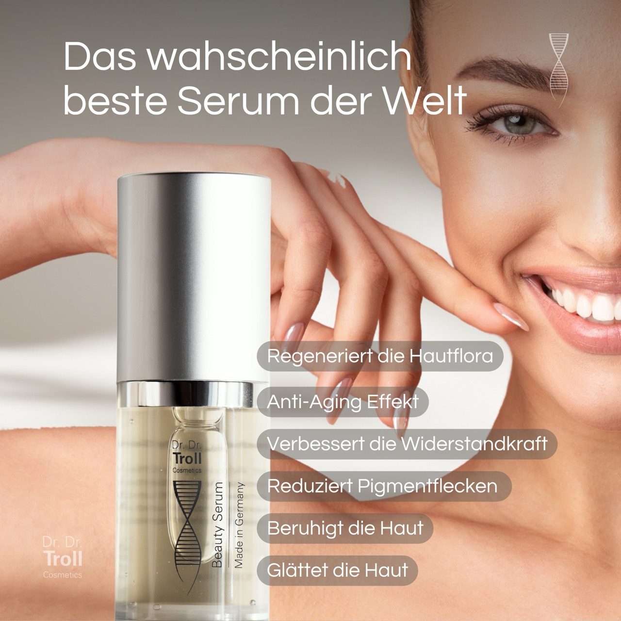 Сыворотка Dr Dr Troll Cosmetics — Для лица beauty serum - mikrobiotisches anti-aging-elixier , объем, 30 мл — фото 2