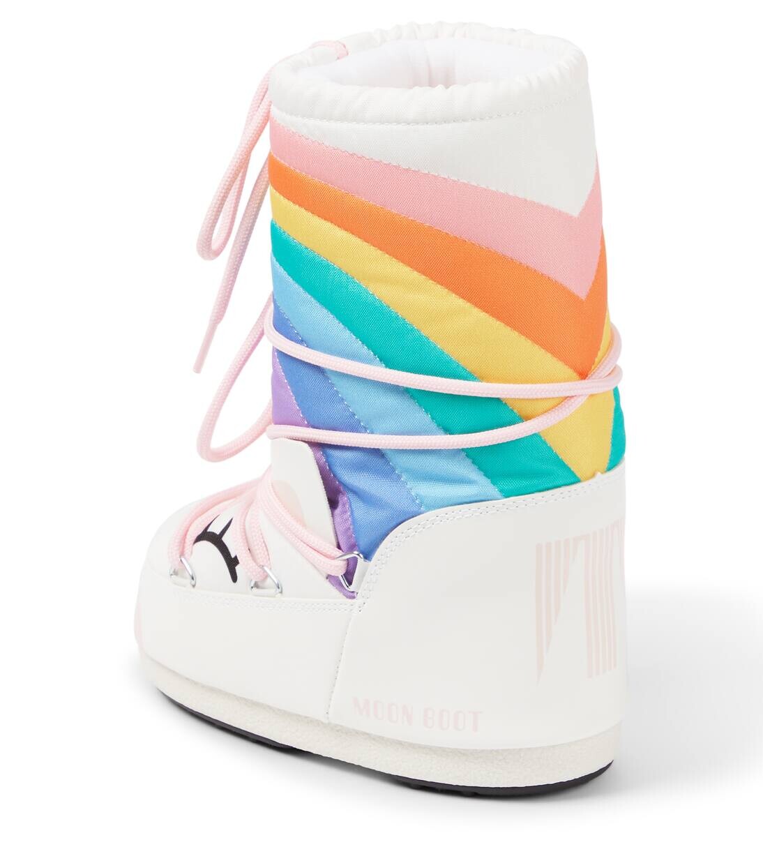 Зимние сапоги Icon Unicorn с принтом Moon Boot Kids, цвет white/multicolor — фото 2