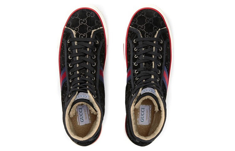 Кроссовки женские Gucci Tennis 1977, черный — фото 3