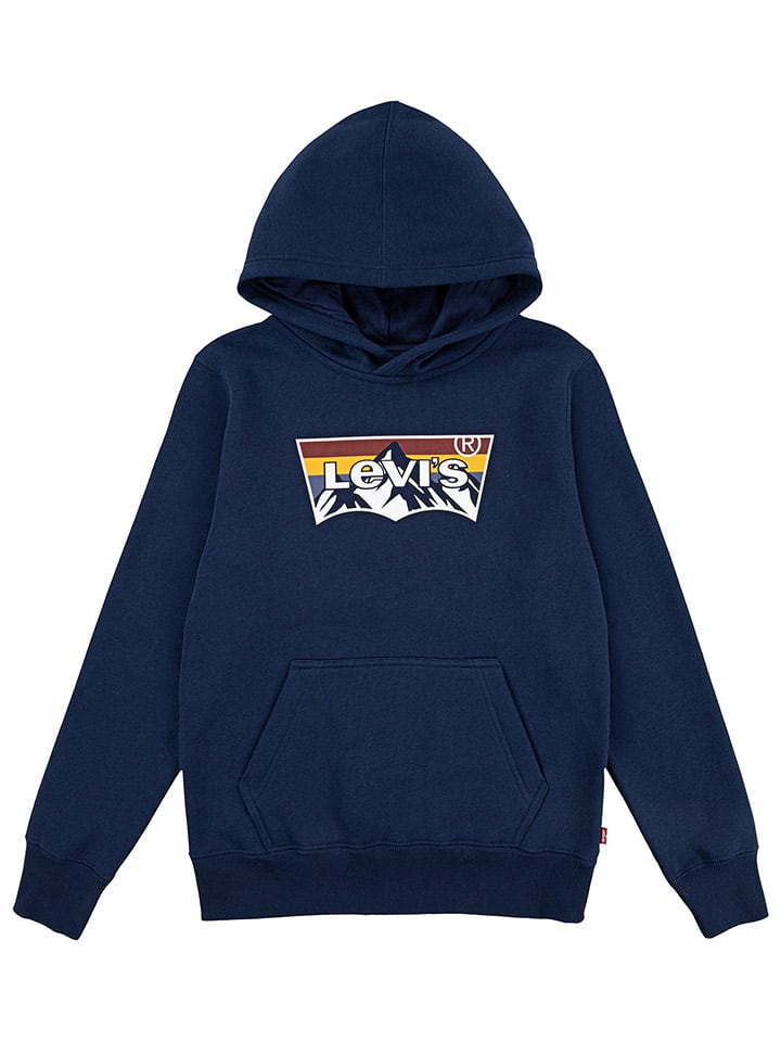 

Толстовка с капюшоном Levi's Kids, темно-синий