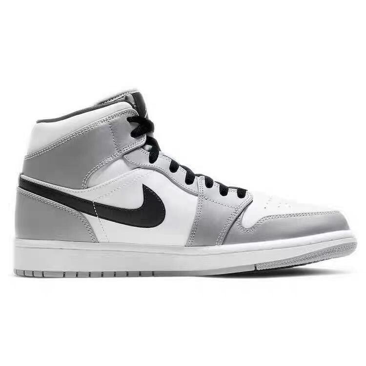 Баскетбольные кроссовки Air 1 Vintage Men Mid-Top Grey/White Jordan — фото 2