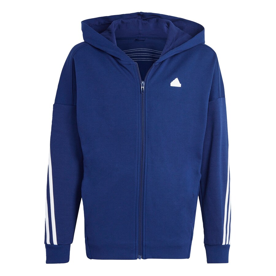 

Спортивная толстовка с капюшоном на молнии ADIDAS SPORTSWEAR Future Icons, коабльтовый синий