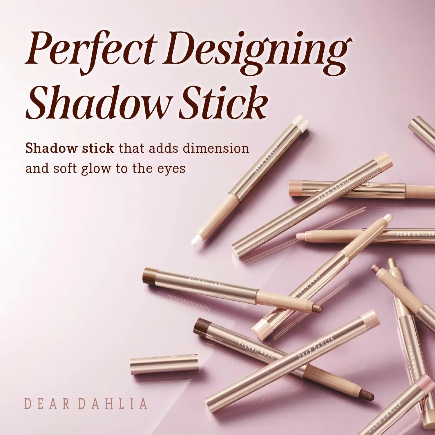 Тени для век Shadow Stick Champagne Vanilla Deardahlia 0,9 г розовый — фото 2