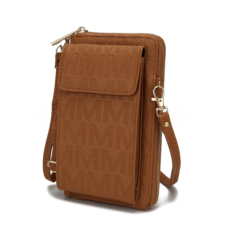 

Женский кошелек для телефона Caddy Vegan Leather сумка через плечо MKF Collection By Mia K., цвет tan, Бежевый, Женский кошелек для телефона Caddy Vegan Leather сумка через плечо MKF Collection By Mia K., цвет tan