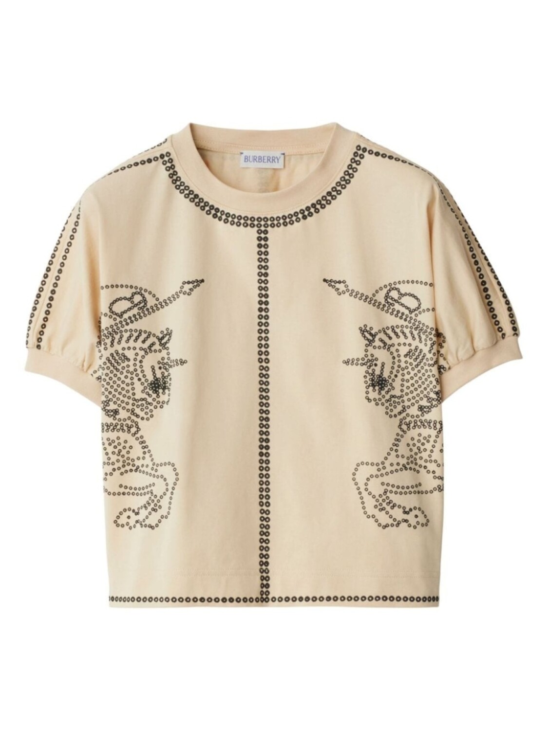 

Burberry Kids футболка хлопковая EKD, нейтральный цвет