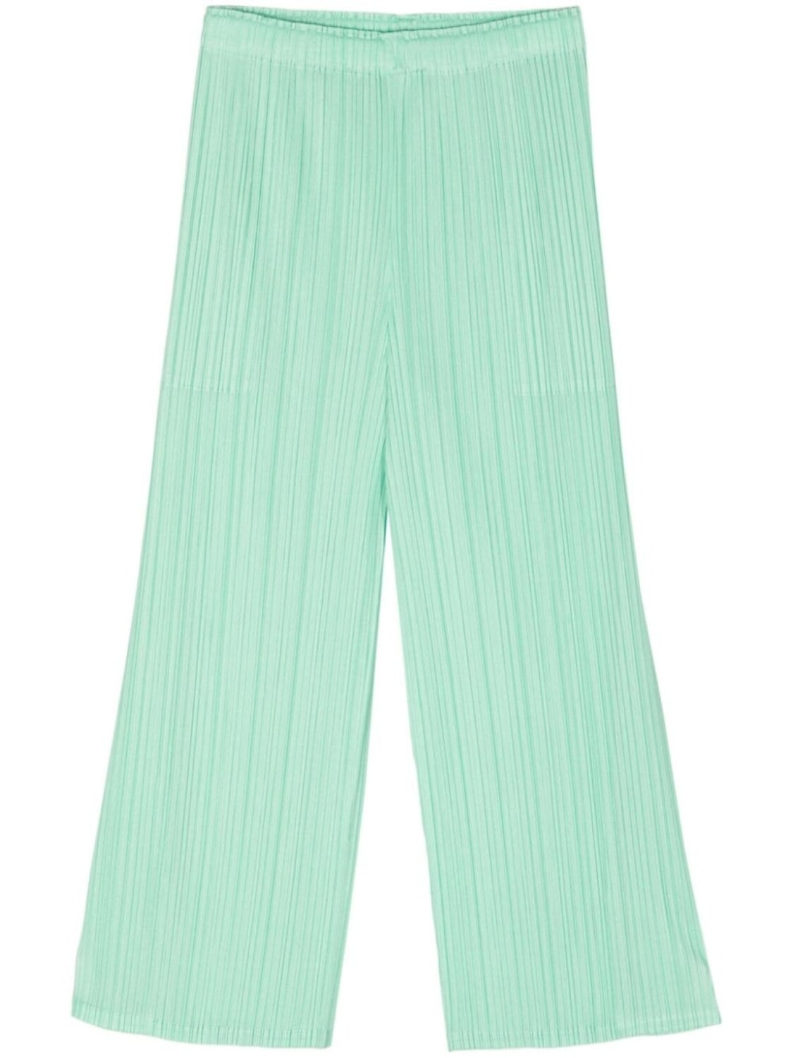 

Укороченные брюки плиссе Pleats Please Issey Miyake, зеленые