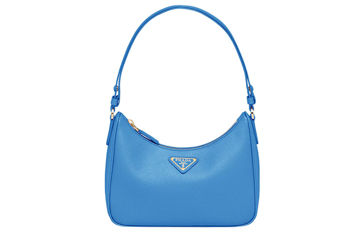 

PRADA Сумка через плечо Re Edition Saffiano Leather, женская, синяя