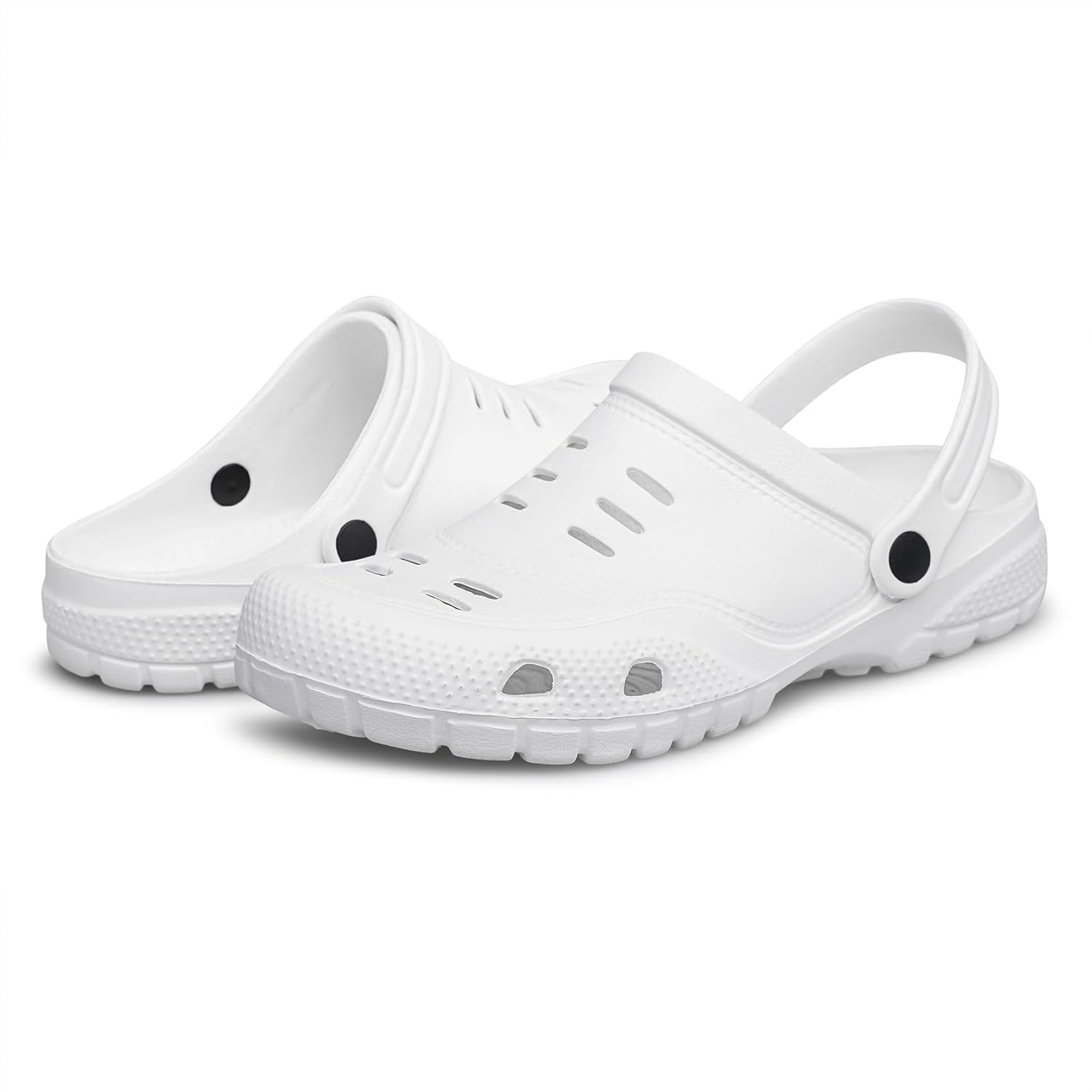 

Женские и мужские садовые сабо SILLENORTH, пляжные сандалии, слипоны, классические тапочки, белый