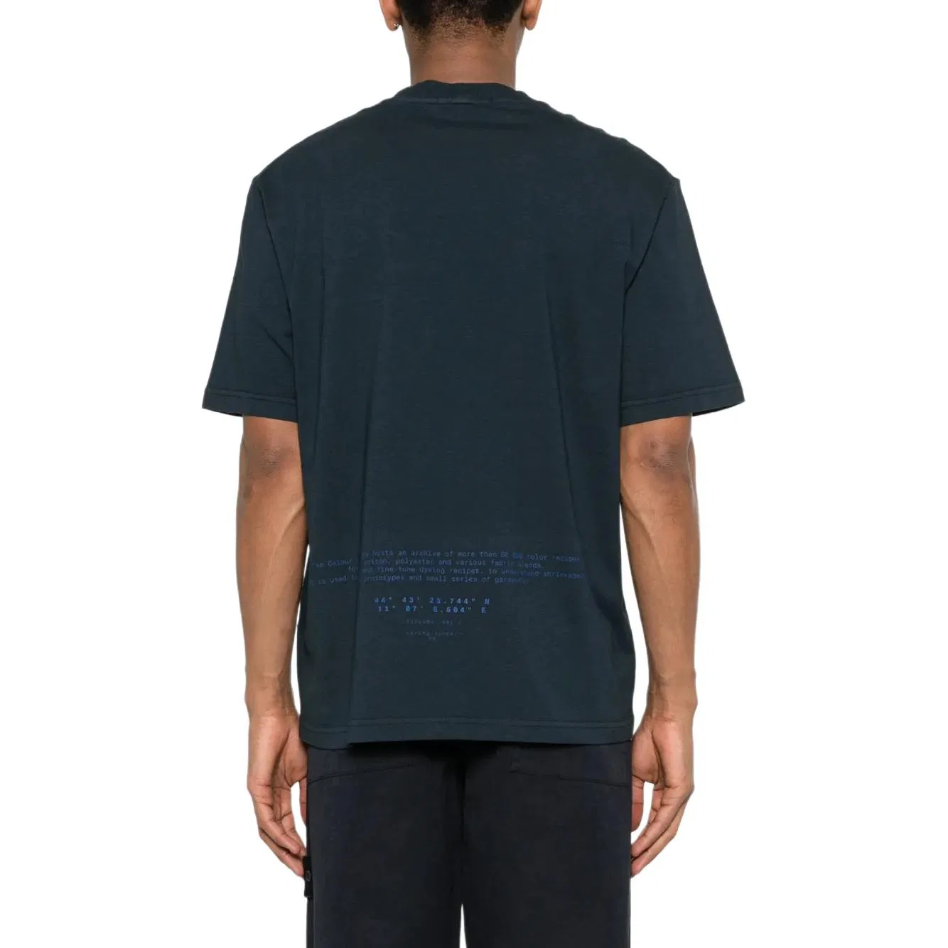Футболка Compass Printed Regular-Fit STONE ISLAND, Blue — фото 4
