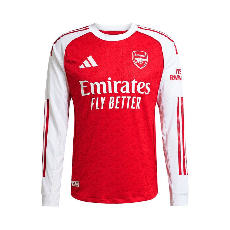 

Джерси adidas Arsenal 25/26 Long Sleeve Home Authentic Jersey, Better Scarlet/White