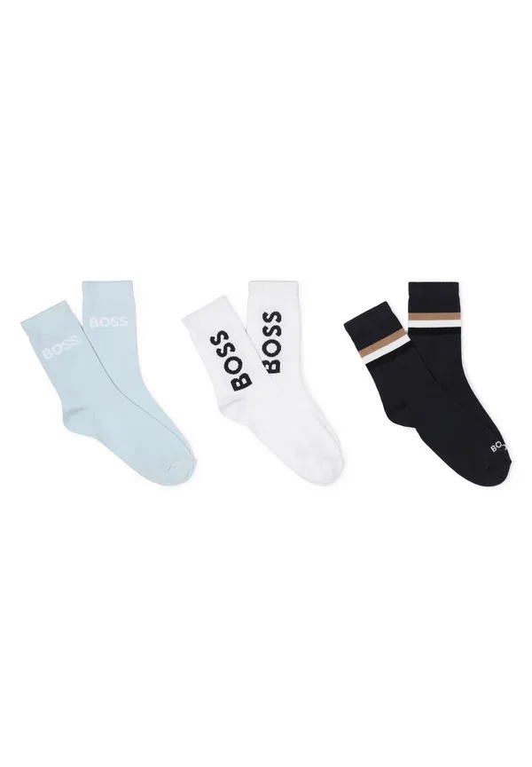 Носки Boss Kidswear, 3 пары, белый/синий/черный