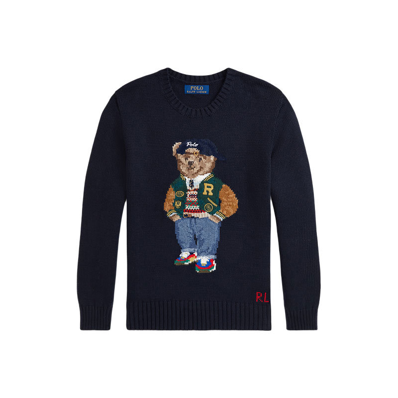 

Свитер SS24 детский Polo Ralph Lauren, темно-синий