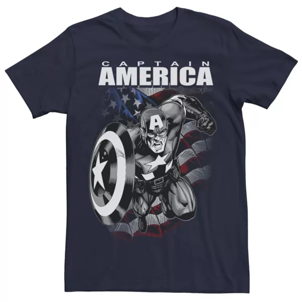 

Футболка патриота «Капитан Америка» от Marvel Licensed Character, синий
