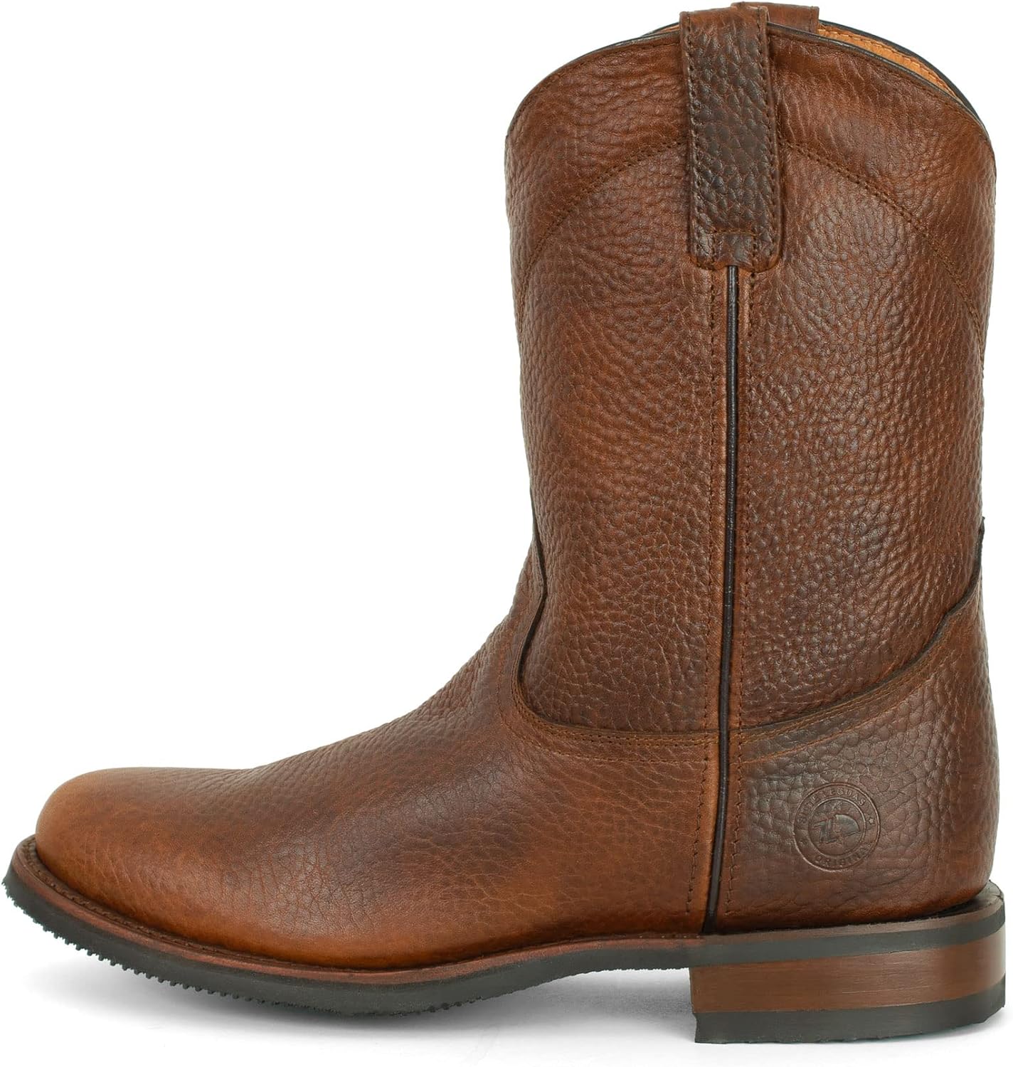 

7L SIETE LEGUAS - Мужские кожаные ботинки Roper, модель 1000 - Цвет охра, коричневый