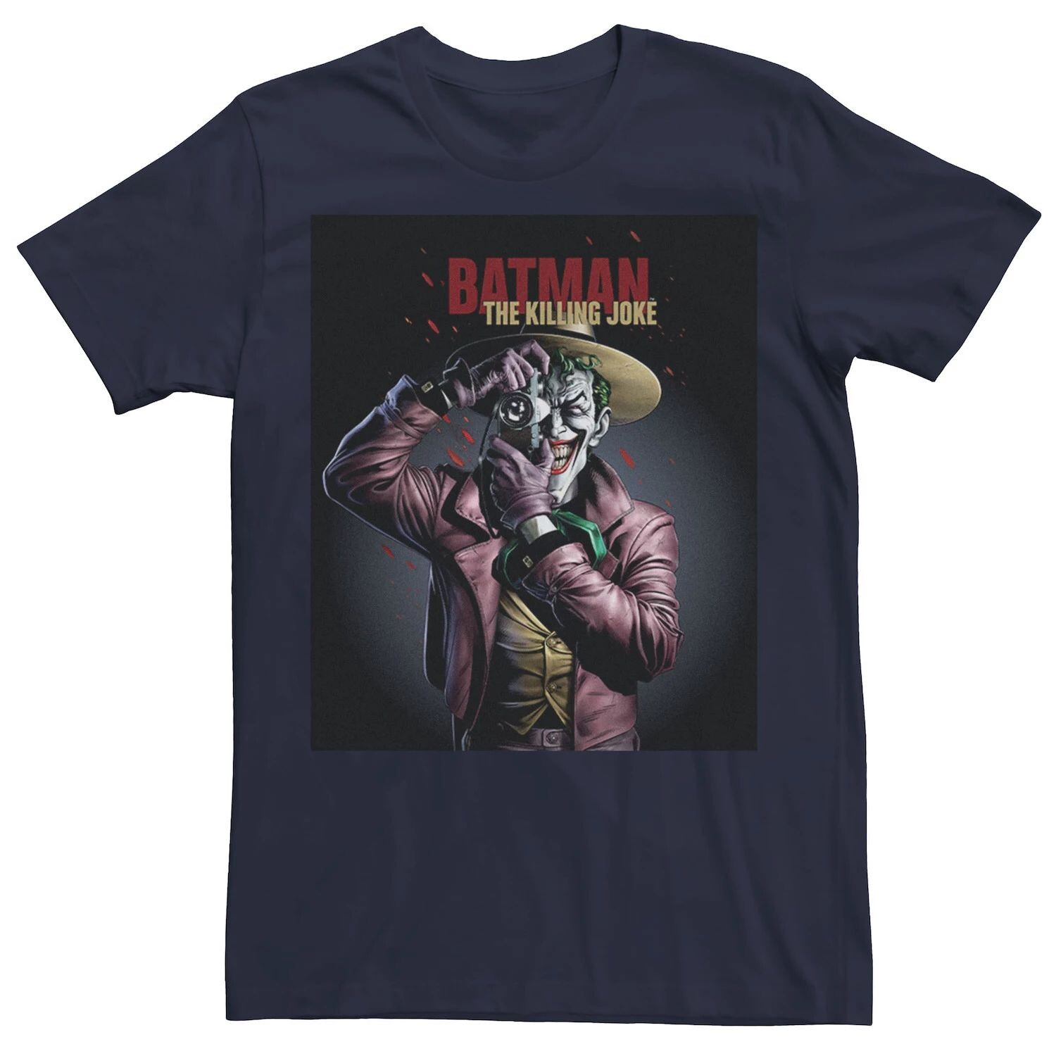 

Мужская футболка с плакатом Batman The Killing Joke Joker, Blue DC Comics, синий