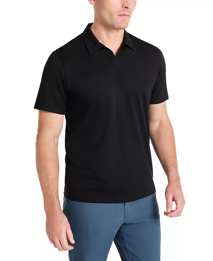 

Мужская поло Johnny Collar Kenneth Cole, черный