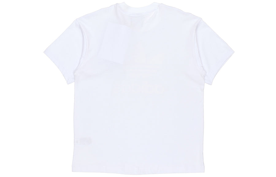 Футболка adidas originals Love Unites Tre Casual Breathable Fabric Multi-Color Logo Sport Short Sleeve White, белый — фото 2