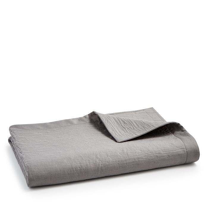 

Стеганое покрывало Home Treasures Wave, King, серый