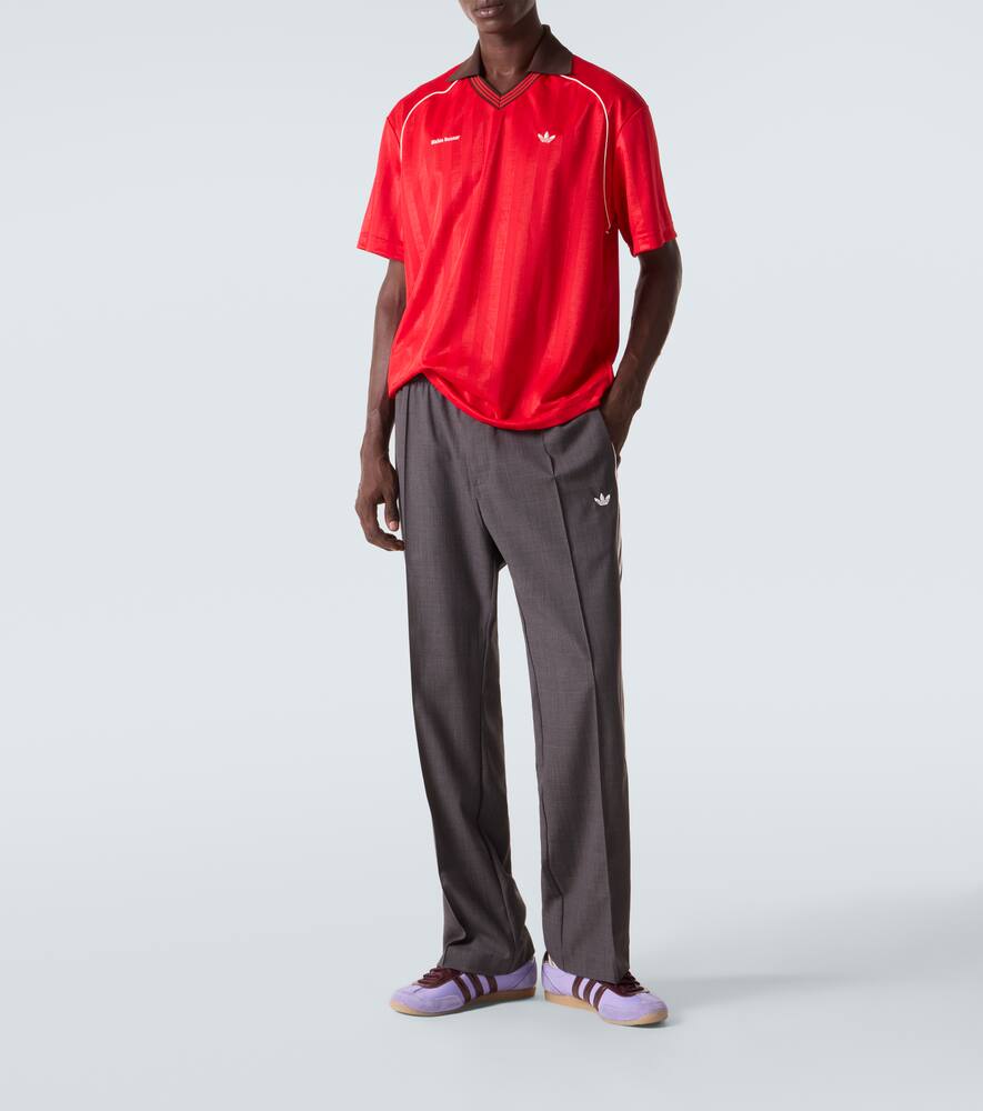 Поло Wales Bonner в полоску Adidas, Better Scarlet — фото 2