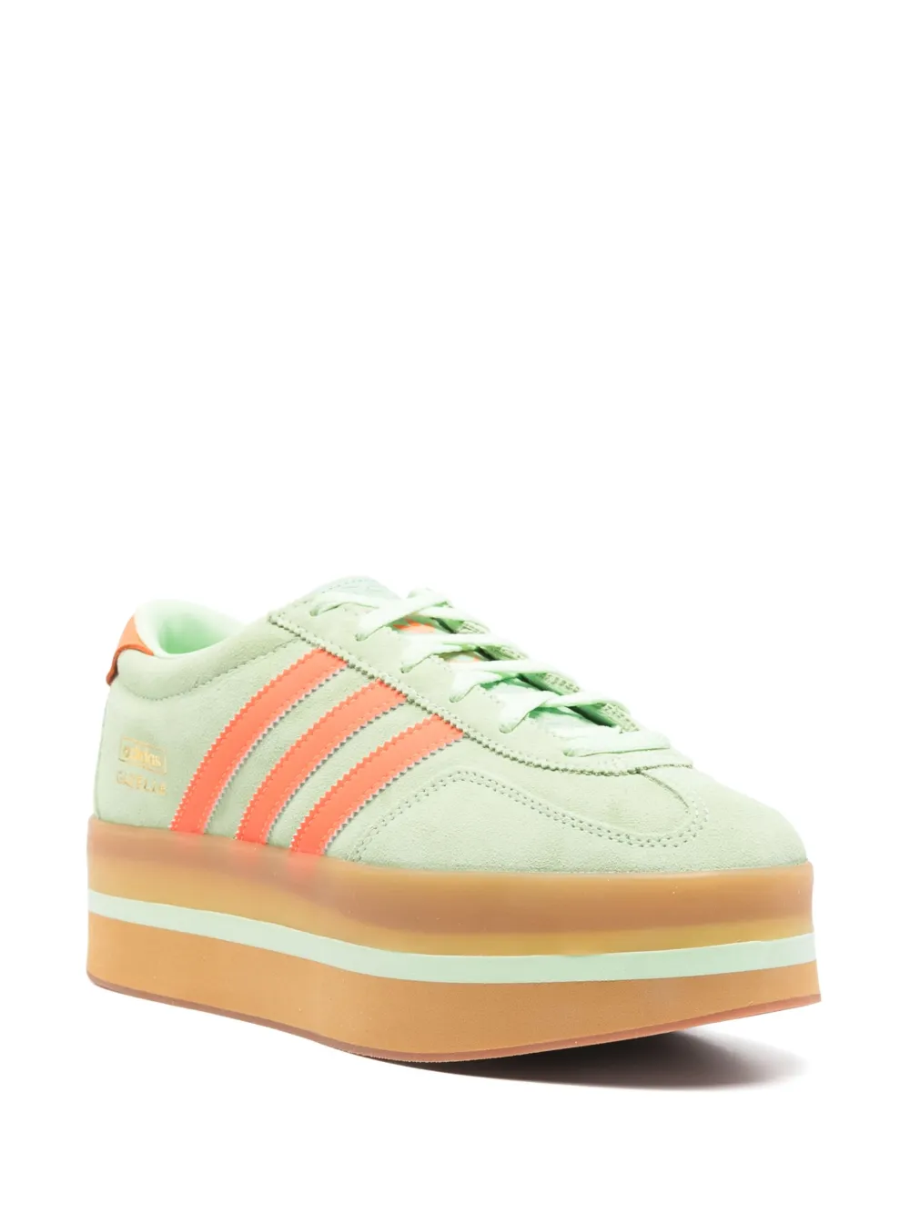 Кроссовки Gazelle Stack Adidas, зеленый — фото 2