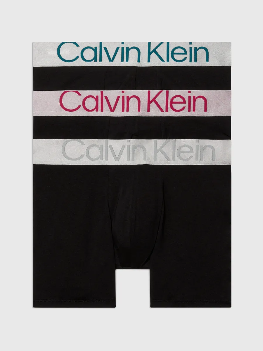 

Боксеры Calvin Klein Underwear "BOXER BRIEF 3PK" (3 шт. в упаковке, 3 шт. в упаковке), с удлиненными штанинами и эластичным поясом с логотипом, цвет B- Jwl, Griffin, Cheasapk Bay Lgs