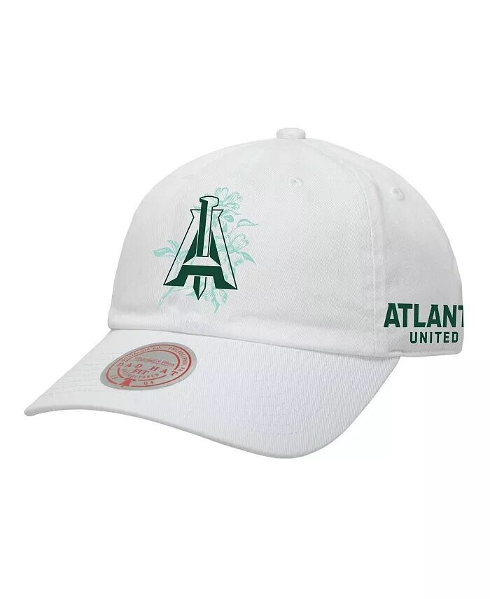 

Мужская белая регулируемая кепка с капюшоном Atlanta United FC Canopy Dad Mitchell & Ness, белый