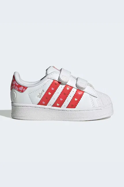 Кроссовки детские DISNEY SUPERSTAR LED LIGHTS Adidas Originals, белый