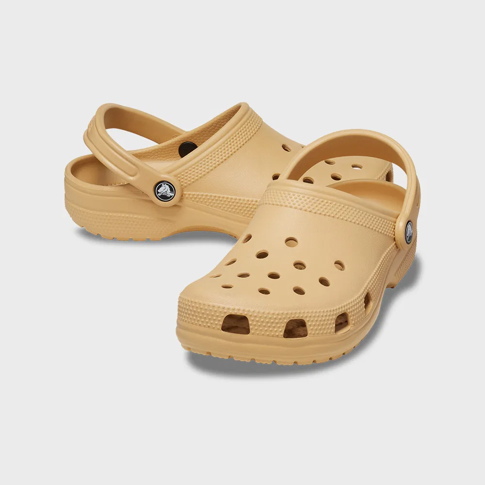 Унисекс классические клоги Crocs белые