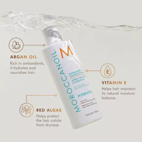 Увлажняющий кондиционер Moroccanoil, объем 480 мл — фото 4