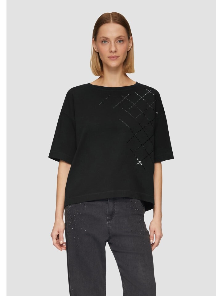 

Футболка s.Oliver BLACK LABEL T-Shirt kurzarm, черный